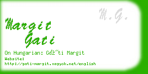 margit gati business card